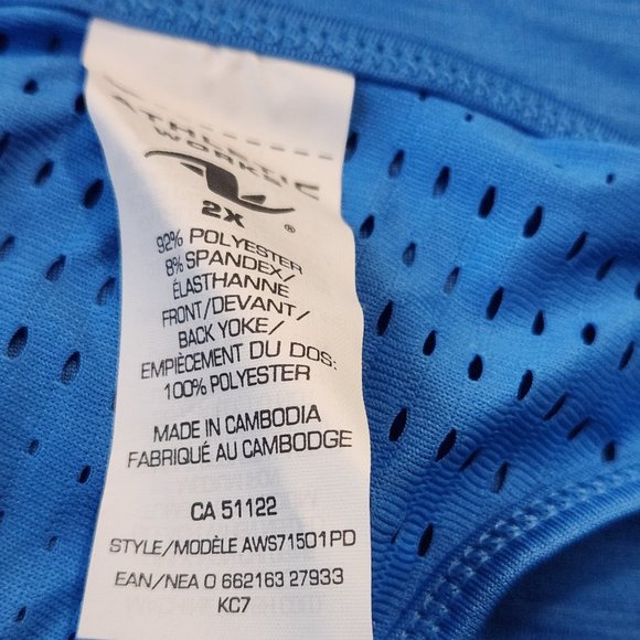 Athletic Works Womens Tank Top, Blue, Size 2x, NWT - Picture 3 of 4